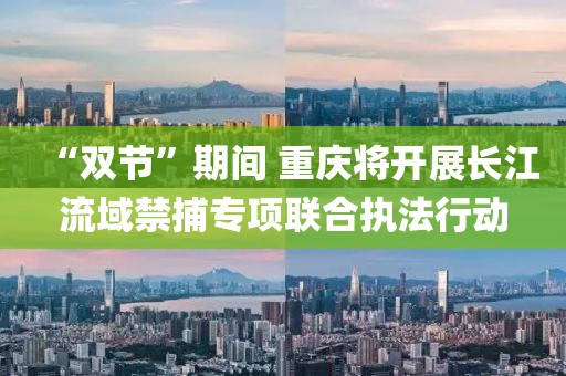“雙節(jié)”期間 重慶將開(kāi)展長(zhǎng)江流域禁捕專(zhuān)項(xiàng)聯(lián)合執(zhí)法行動(dòng)