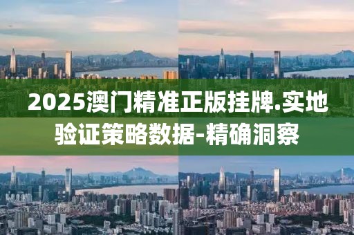 2025澳門精準(zhǔn)正版掛牌.實地驗證策略數(shù)據(jù)-精確洞察