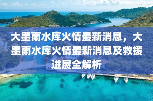 大墨雨水庫火情最新消息，大墨雨水庫火情最新消息及救援進展全解析