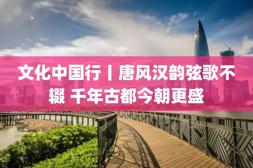 文化中國(guó)行丨唐風(fēng)漢韻弦歌不輟 千年古都今朝更盛