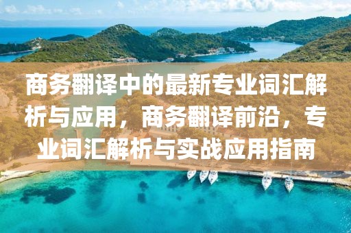 商務(wù)翻譯中的最新專業(yè)詞匯解析與應(yīng)用，商務(wù)翻譯前沿，專業(yè)詞匯解析與實戰(zhàn)應(yīng)用指南