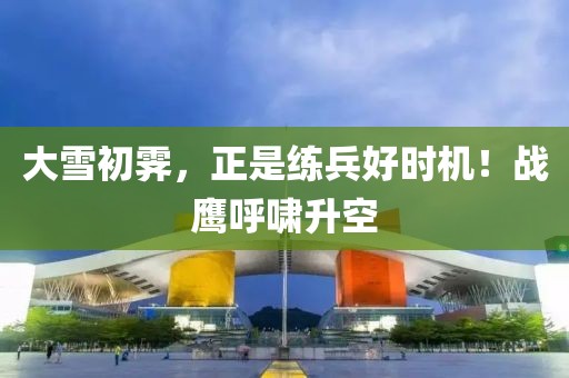 大雪初霽，正是練兵好時機(jī)！戰(zhàn)鷹呼嘯升空