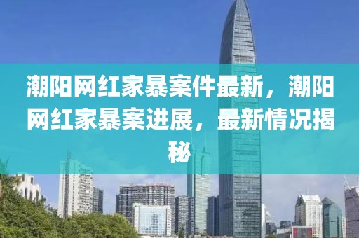 潮陽網(wǎng)紅家暴案件最新，潮陽網(wǎng)紅家暴案進(jìn)展，最新情況揭秘