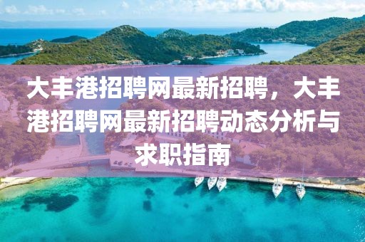 大豐港招聘網(wǎng)最新招聘，大豐港招聘網(wǎng)最新招聘動態(tài)分析與求職指南