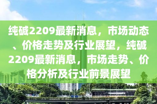 純堿2209最新消息，市場(chǎng)動(dòng)態(tài)、價(jià)格走勢(shì)及行業(yè)展望，純堿2209最新消息，市場(chǎng)走勢(shì)、價(jià)格分析及行業(yè)前景展望