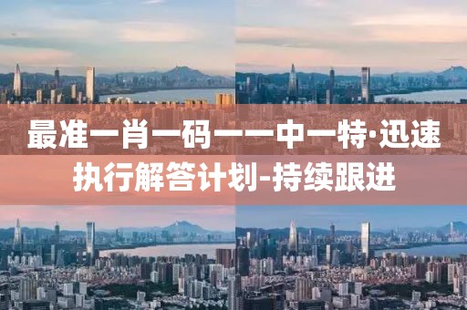 最準一肖一碼一一中一特·迅速執(zhí)行解答計劃-持續(xù)跟進
