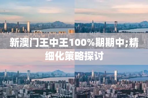 新澳門王中王100%期期中;精細(xì)化策略探討