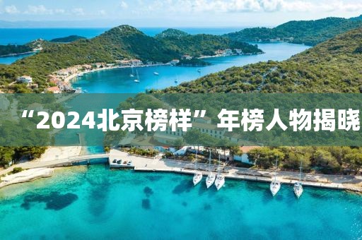 “2024北京榜樣”年榜人物揭曉