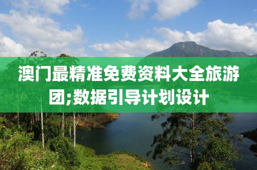 澳門最精準(zhǔn)免費(fèi)資料大全旅游團(tuán);數(shù)據(jù)引導(dǎo)計(jì)劃設(shè)計(jì)