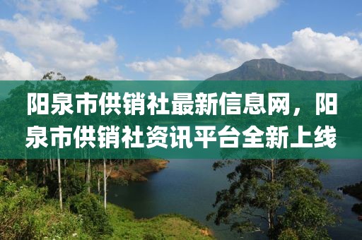 陽(yáng)泉市供銷社最新信息網(wǎng)，陽(yáng)泉市供銷社資訊平臺(tái)全新上線