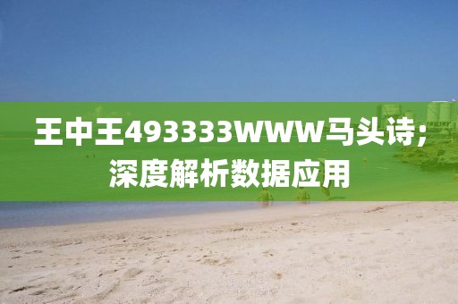 王中王493333WWW馬頭詩(shī);深度解析數(shù)據(jù)應(yīng)用