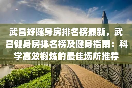 武昌好健身房排名榜最新，武昌健身房排名榜及健身指南：科學(xué)高效鍛煉的最佳場所推薦