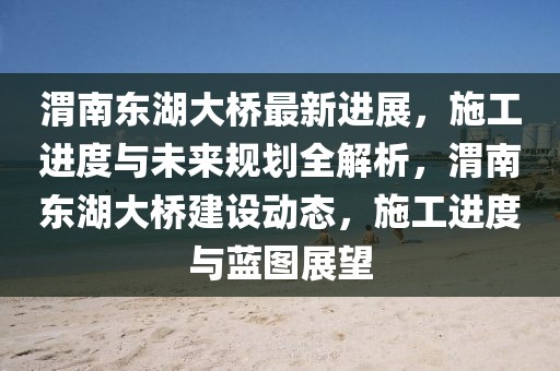 渭南東湖大橋最新進展，施工進度與未來規(guī)劃全解析，渭南東湖大橋建設(shè)動態(tài)，施工進度與藍圖展望