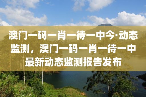 澳門一碼一肖一待一中今·動態(tài)監(jiān)測，澳門一碼一肖一待一中最新動態(tài)監(jiān)測報告發(fā)布