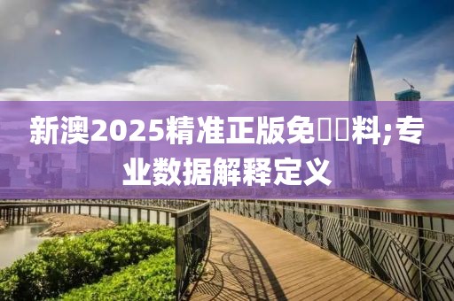 新澳2025精準(zhǔn)正版免費(fèi)資料;專業(yè)數(shù)據(jù)解釋定義