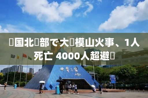 韓國(guó)北東部で大規(guī)模山火事、1人死亡 4000人超避難