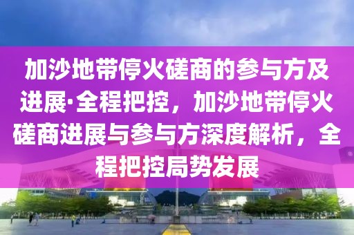 加沙地帶?；鸫枭痰膮⑴c方及進展·全程把控，加沙地帶停火磋商進展與參與方深度解析，全程把控局勢發(fā)展