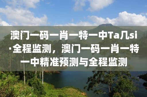 澳門一碼一肖一特一中Ta幾si·全程監(jiān)測，澳門一碼一肖一特一中精準預測與全程監(jiān)測