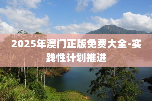 2025年澳門正版免費(fèi)大全-實(shí)踐性計(jì)劃推進(jìn)