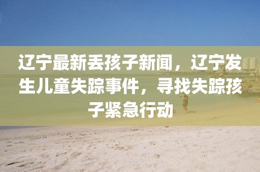 遼寧最新丟孩子新聞，遼寧發(fā)生兒童失蹤事件，尋找失蹤孩子緊急行動