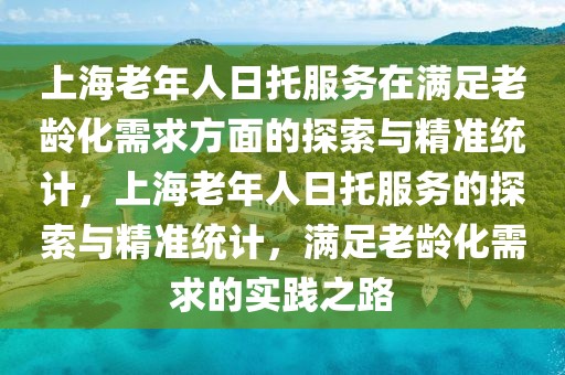 上海老年人日托服務(wù)在滿足老齡化需求方面的探索與精準統(tǒng)計，上海老年人日托服務(wù)的探索與精準統(tǒng)計，滿足老齡化需求的實踐之路
