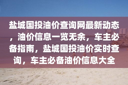 鹽城國(guó)投油價(jià)查詢網(wǎng)最新動(dòng)態(tài)，油價(jià)信息一覽無余，車主必備指南，鹽城國(guó)投油價(jià)實(shí)時(shí)查詢，車主必備油價(jià)信息大全
