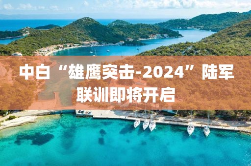 中白“雄鷹突擊-2024”陸軍聯(lián)訓即將開啟