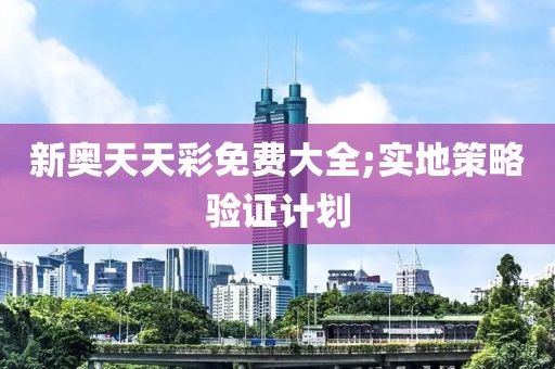 新奧天天彩免費(fèi)大全;實(shí)地策略驗(yàn)證計(jì)劃