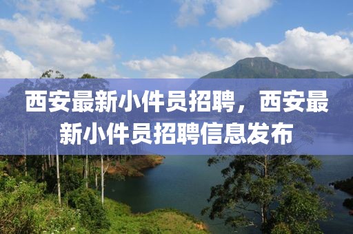 西安最新小件員招聘，西安最新小件員招聘信息發(fā)布
