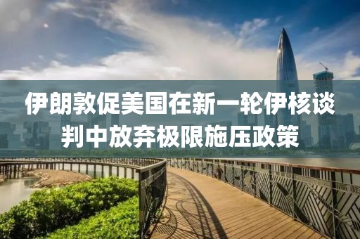 伊朗敦促美國在新一輪伊核談判中放棄極限施壓政策