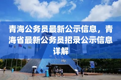 青海公務(wù)員最新公示信息，青海省最新公務(wù)員招錄公示信息詳解