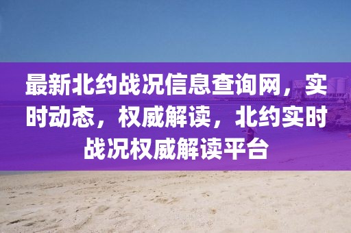 最新北約戰(zhàn)況信息查詢網(wǎng)，實時動態(tài)，權威解讀，北約實時戰(zhàn)況權威解讀平臺