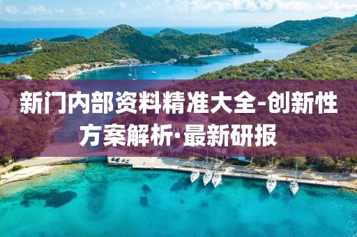 新門內(nèi)部資料精準(zhǔn)大全-創(chuàng)新性方案解析·最新研報