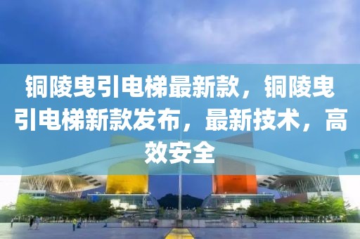 銅陵曳引電梯最新款，銅陵曳引電梯新款發(fā)布，最新技術(shù)，高效安全