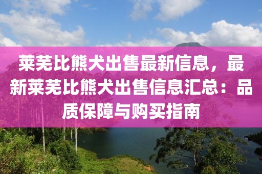 萊蕪比熊犬出售最新信息，最新萊蕪比熊犬出售信息匯總：品質(zhì)保障與購(gòu)買(mǎi)指南