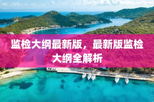 監(jiān)檢大綱最新版，最新版監(jiān)檢大綱全解析