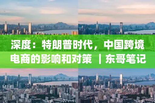 深度：特朗普時(shí)代，中國(guó)跨境電商的影響和對(duì)策 ｜東哥筆記
