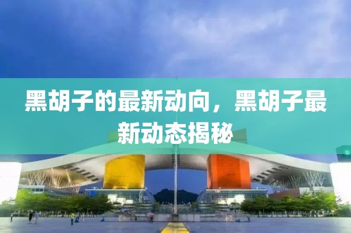 黑胡子的最新動向，黑胡子最新動態(tài)揭秘