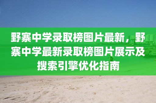 野寨中學(xué)錄取榜圖片最新，野寨中學(xué)最新錄取榜圖片展示及搜索引擎優(yōu)化指南