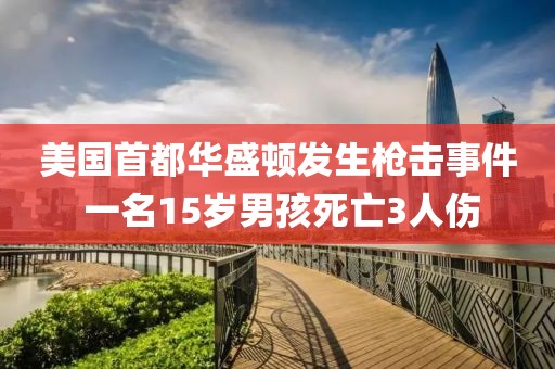 美國(guó)首都華盛頓發(fā)生槍擊事件 一名15歲男孩死亡3人傷