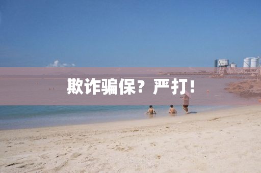 欺詐騙保？嚴打！