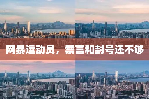 網(wǎng)暴運(yùn)動(dòng)員，禁言和封號(hào)還不夠