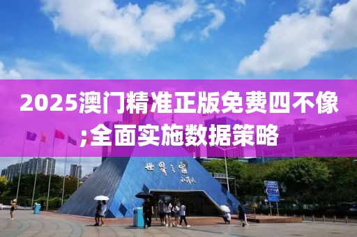 2025澳門精準(zhǔn)正版免費四不像;全面實施數(shù)據(jù)策略