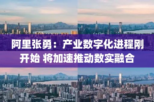 阿里張勇：產(chǎn)業(yè)數(shù)字化進程剛開始 將加速推動數(shù)實融合