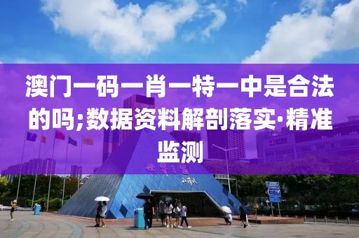 澳門一碼一肖一特一中是合法的嗎;數(shù)據(jù)資料解剖落實·精準監(jiān)測