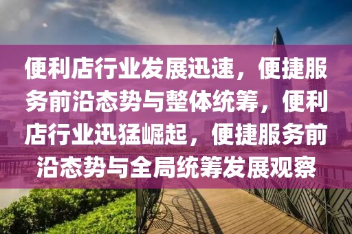 便利店行業(yè)發(fā)展迅速，便捷服務(wù)前沿態(tài)勢(shì)與整體統(tǒng)籌，便利店行業(yè)迅猛崛起，便捷服務(wù)前沿態(tài)勢(shì)與全局統(tǒng)籌發(fā)展觀察