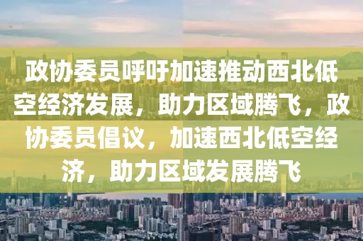 政協(xié)委員呼吁加速推動西北低空經(jīng)濟(jì)發(fā)展，助力區(qū)域騰飛，政協(xié)委員倡議，加速西北低空經(jīng)濟(jì)，助力區(qū)域發(fā)展騰飛