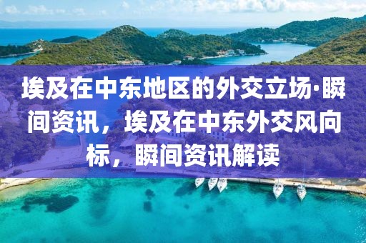 埃及在中東地區(qū)的外交立場·瞬間資訊，埃及在中東外交風(fēng)向標(biāo)，瞬間資訊解讀