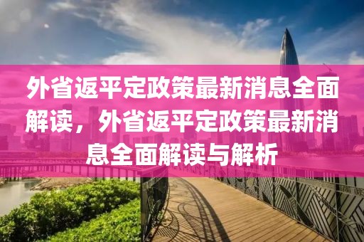 外省返平定政策最新消息全面解讀，外省返平定政策最新消息全面解讀與解析