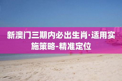 新澳門三期內(nèi)必出生肖·適用實施策略-精準(zhǔn)定位